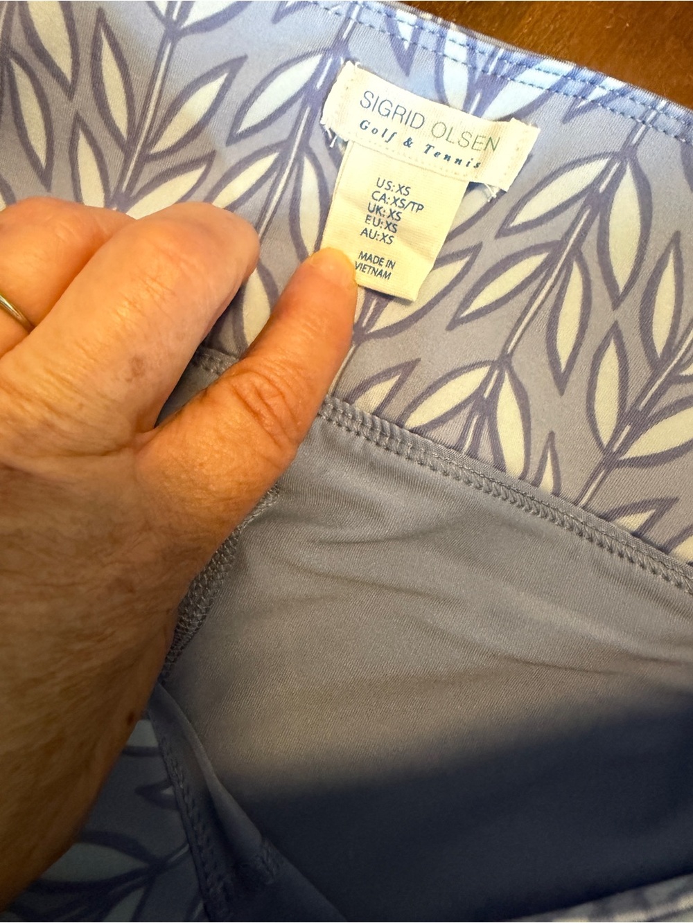 Sigrid Olsen Golf Tennis Skirt NEW Size XS Athletic Skort Performance Fabric - Picture 5 of 9